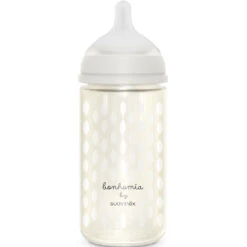 Suavinex Biberon En Verre Tétine SXPro M Bonhomia Beige (240 Ml)