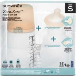 Suavinex Coffret Biberon Débit Moyen Zerø.Zerø Et Accessoires (270 Ml) -Suavinex 4