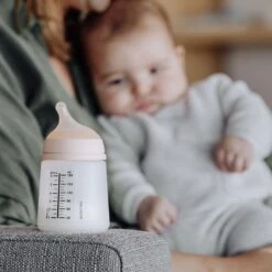 Suavinex Biberon Anti-colique Spécial Allaitement Zerø.Zerø (180 Ml) -Suavinex 6 4