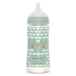 Suavinex Biberon Tétine Symétrique SX Pro Bonhomia Vert - 360 Ml