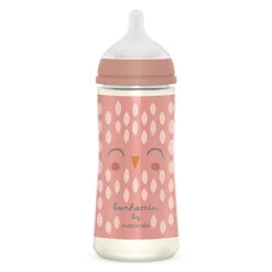 Suavinex Biberon Tétine Symétrique SX Pro Bonhomia Rose - 360 Ml