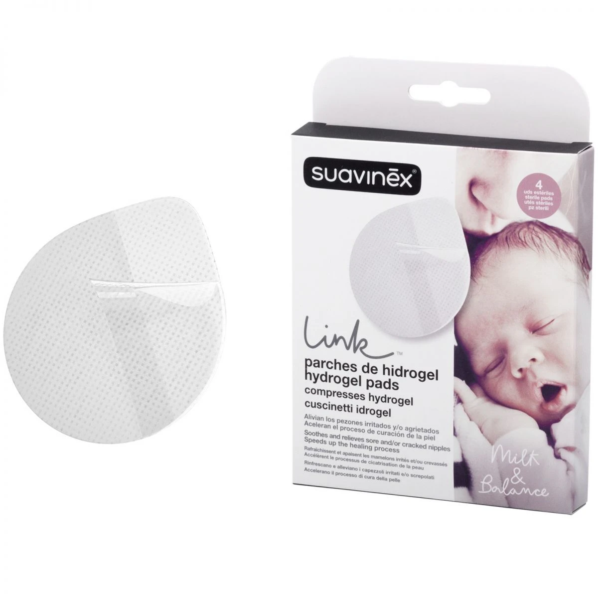 Suavinex Lot De 4 Patchs Hydrogel 3 Suavinex Lot De 4 Patchs Hydrogel