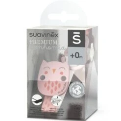 Suavinex Attache Sucette Ruban Bonhomia Rose -Suavinex attache sucette ruban bonhomia rose 2