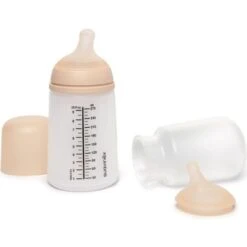 Suavinex Coffret Biberon Débit Moyen Zerø.Zerø Et Accessoires (270 Ml)