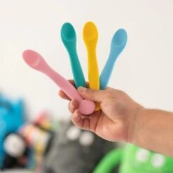 Suavinex Cuillère Enfant Flexible Silicone Singe Jaune -Suavinex cuillere enfant flexible silicone singe jaune 4