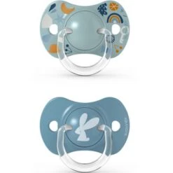 Suavinex Lot De 2 Sucettes Symétriques SX PRO Into The Forest Bleu (0-6 Mois)