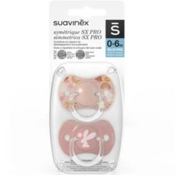 Suavinex Lot De 2 Sucettes Symétriques SX PRO Into The Forest Rose (0-6 Mois) -Suavinex lot de 2 sucettes symetriques sx pro into the forest rose 0 6 mois 4