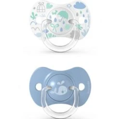 Suavinex Lot De 2 Sucettes Symétriques SX PRO Memories Bleu (18 Mois Et +)