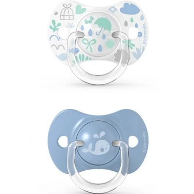 Suavinex Lot De 2 Sucettes Symétriques SX PRO Memories Bleu (18 Mois Et +) 3 Suavinex Lot De 2 Sucettes Symétriques SX PRO Memories Bleu (18 Mois Et +)