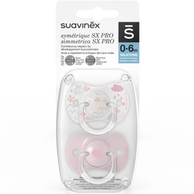 Suavinex Lot De 2 Sucettes Symétriques SX PRO Memories Rose (0-6 Mois) 4 Suavinex Lot De 2 Sucettes Symétriques SX PRO Memories Rose (0-6 Mois) – Image 2