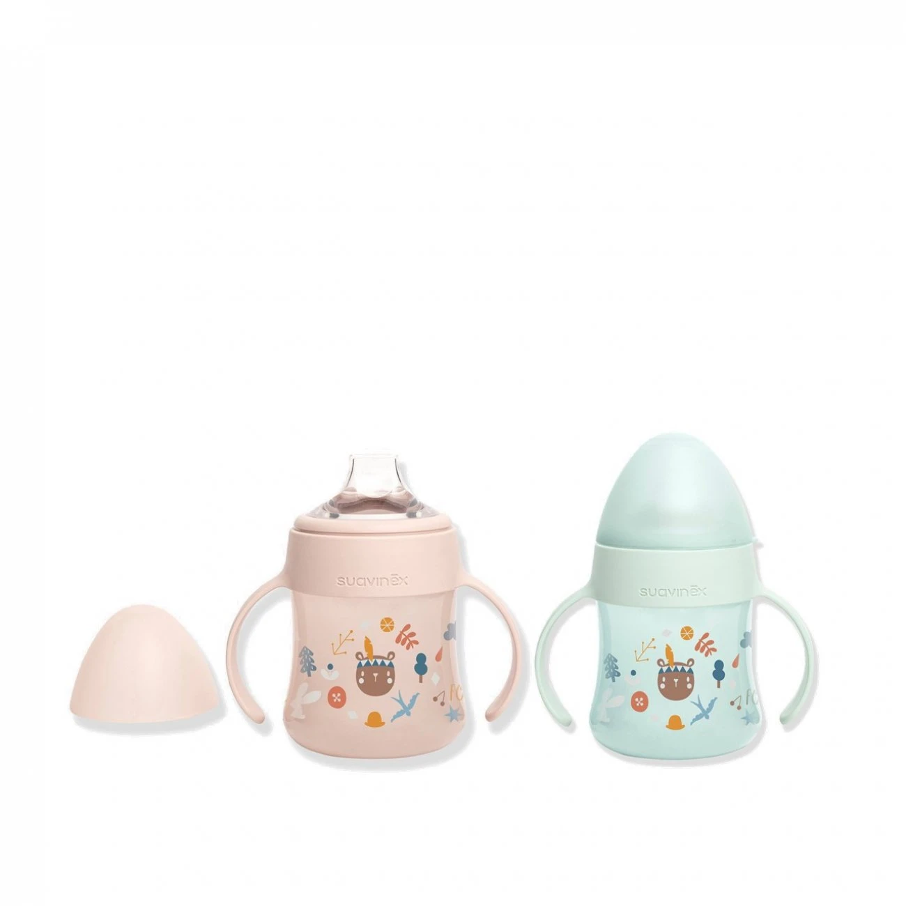 Suavinex Classic Cup With Handles +4m 150ml X1 (5.07fl Oz) 2 Suavinex Classic Cup With Handles +4m 150ml X1 (5.07fl Oz)