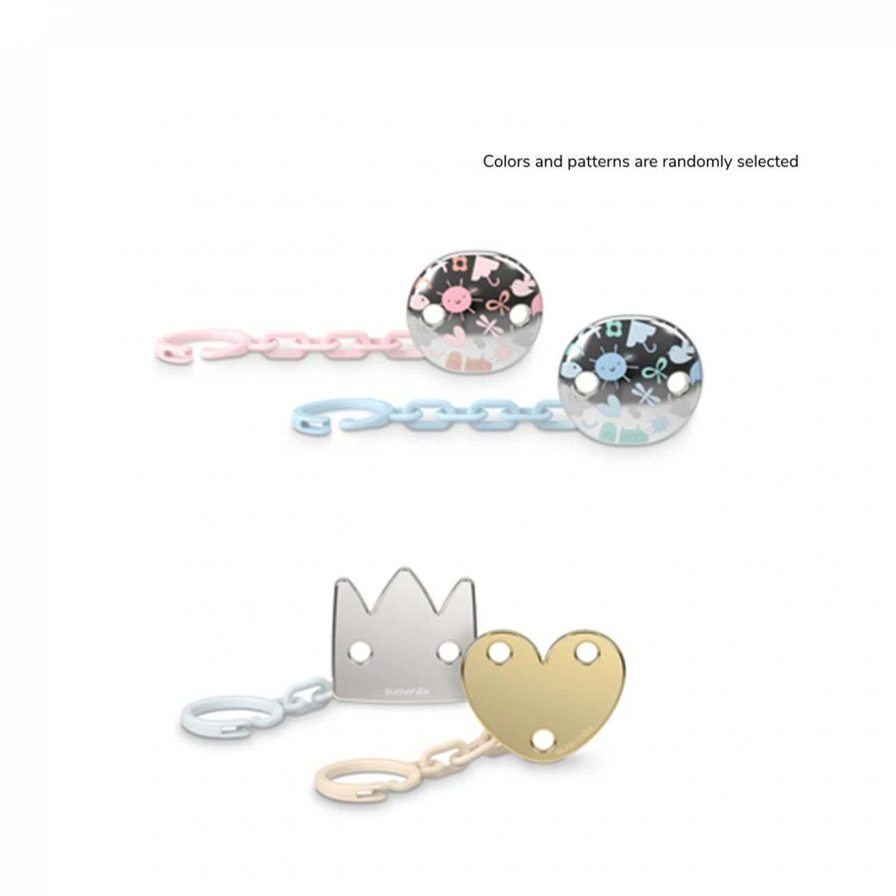 Suavinex Jewel Soother Clip +0m X1 4 Suavinex Jewel Soother Clip +0m X1 – Image 2