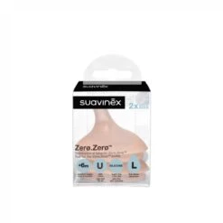 Suavinex Zero Zero Anti-Colic Flow L Silicone Nipple X2
