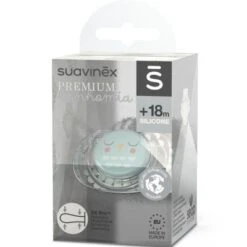 Suavinex Sucette Symétrique SXPro Bonhomia Vert D'eau (18 Mois Et +) -Suavinex sucette symetrique sxpro bonhomia vert d eau 18 mois et 3