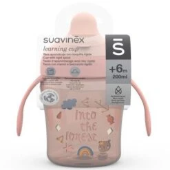 Suavinex Tasse à Bec Into The Forest Rose (200ml) -Suavinex tasse a bec into the forest rose 200ml 7