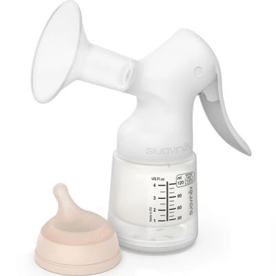 Suavinex Tire Lait Manuel + Biberon Zéro Zéro (120 Ml) 3 Suavinex Tire Lait Manuel + Biberon Zéro Zéro (120 Ml)